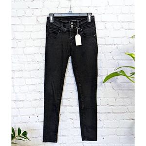 Black Low Rise Skinny Jeans